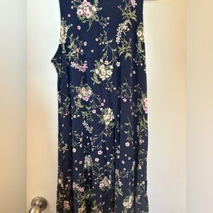 Old Navy Dress • Size L • Navy Floral